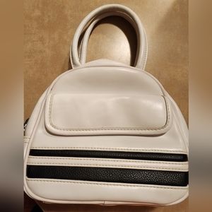 New Nine West Clutch - Black Striped White Clutch.
